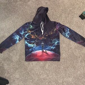 Galaxy Print Hoodie